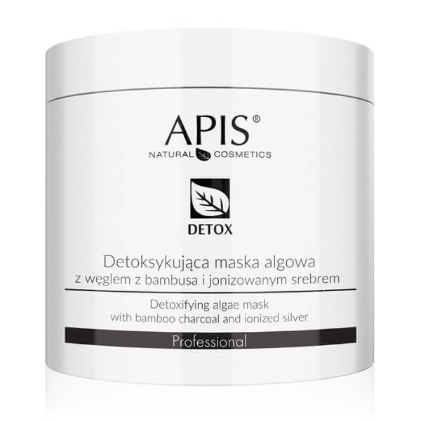 APIS DETOX Maska algowa detoksykująca z węglem 200 g