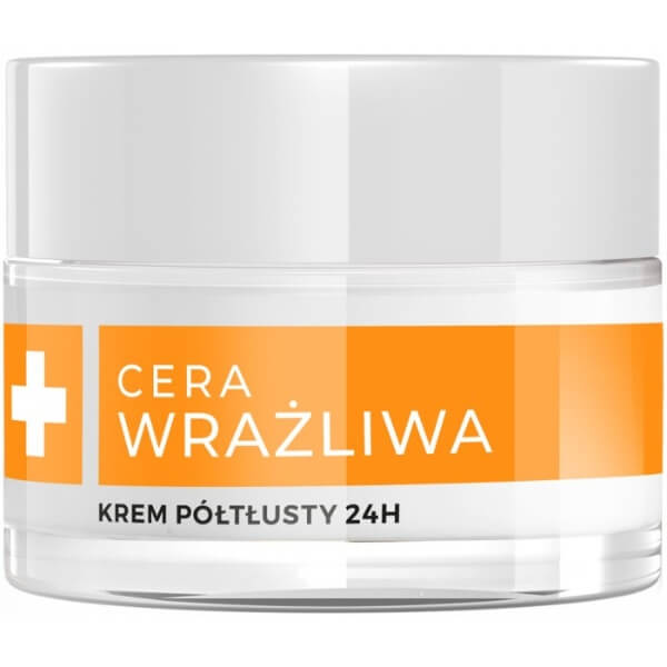 AA Cera Wrażliwa Krem półtłusty 24h bezzapachowy 50 ml - obrazek 3
